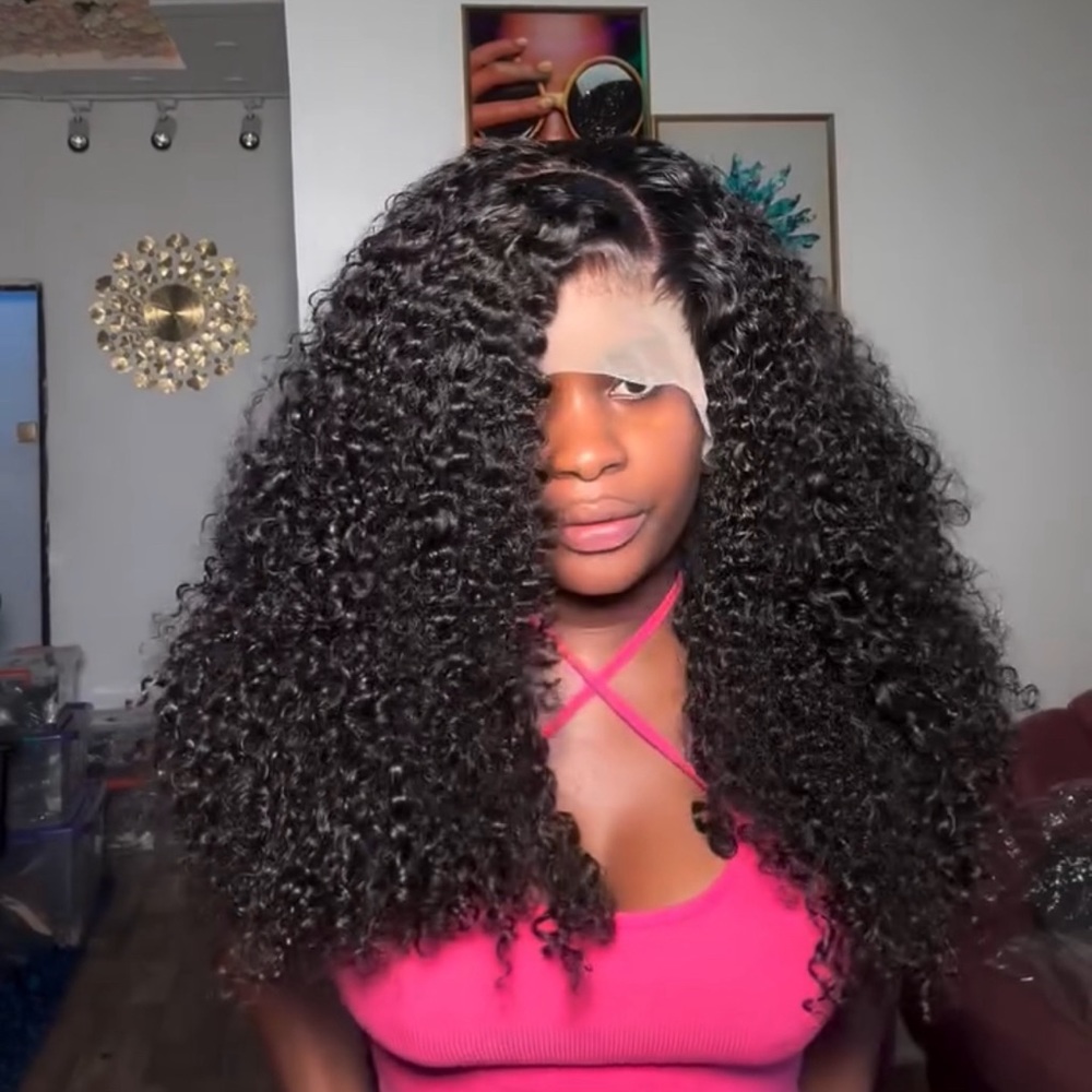 Luxury luxe raw curly mega density frontal unit